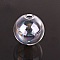 1 Boule en verre ronde &agrave; remplir de 25mm AB Transparent