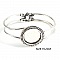 1 Bracelet support cabochon + 1 cabochon verre 20mm N&deg;03