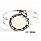 1 Bracelet support cabochon + 1 cabochon verre 25mm N&deg;03