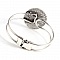 1 Bracelet support cabochon + 1 cabochon verre 25mm N&deg;03