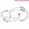 1 Bracelet support cabochon rond + 1 cabochon verre 18 mm N&deg;01