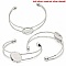 1 Bracelet support cabochon rond + 1 cabochon verre 18 mm N&deg;01
