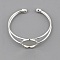 1 Bracelet support cabochon + 1 cabochon verre 20 mm N&deg;01