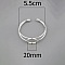 1 Bracelet support cabochon + 1 cabochon verre 20 mm N&deg;01
