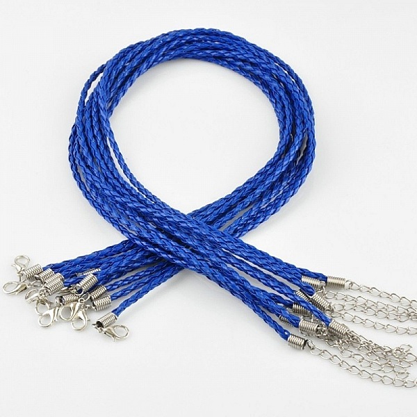 1 Cordon tress&eacute; N&deg;05 - Support Collier 3 mm de diam&egrave;tre