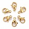 1 Fermoir Acier Inoxydable Plaqu&eacute; Or 24K Mousqueton 9 x 6 mm Dor&eacute;