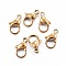 1 Fermoir Acier Inoxydable Plaqu&eacute; Or 24K Mousqueton 12 x 7 mm Dor&eacute;