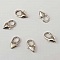 1 Fermoir Mousqueton 12 x 07 mm Argent Vieilli N&deg;02