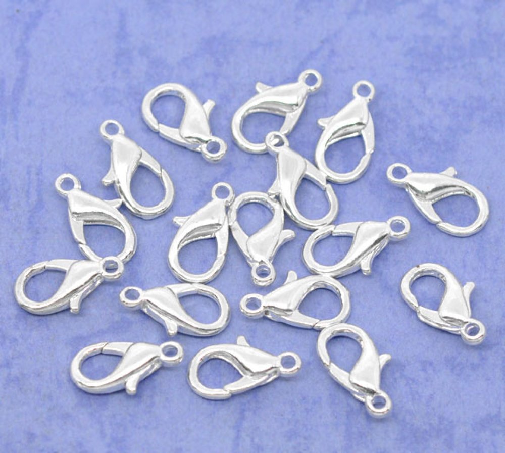 1 Fermoir Mousqueton 14 x 08 mm.