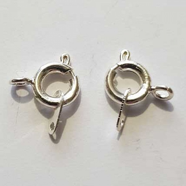 1 Fermoir Mousqueton 09 mm rond 01