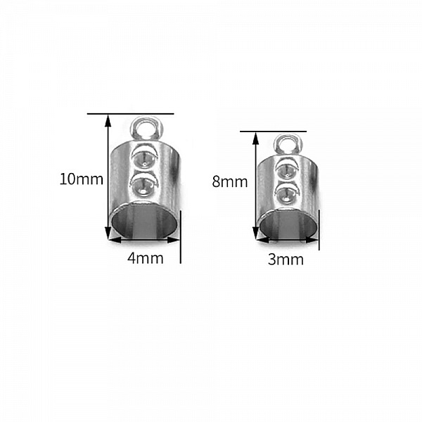 1 embout &agrave; coller &eacute;craser pincer plier 4mm x 10mm en acier inoxydable