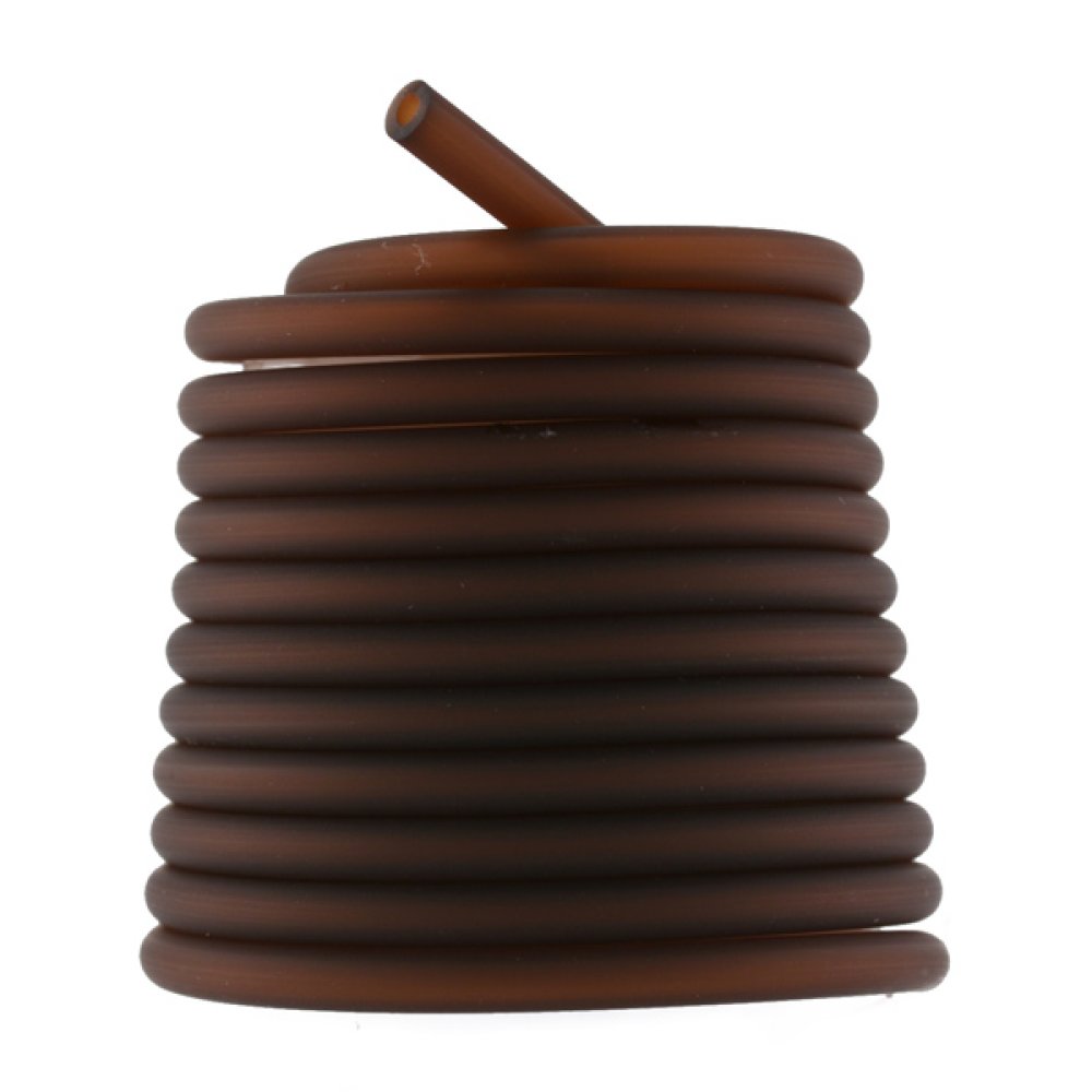 1 m&egrave;tre cordon Pvc Creux 3 mm Caramel