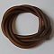 1 m&egrave;tre cordon Pvc Creux 3 mm Caramel