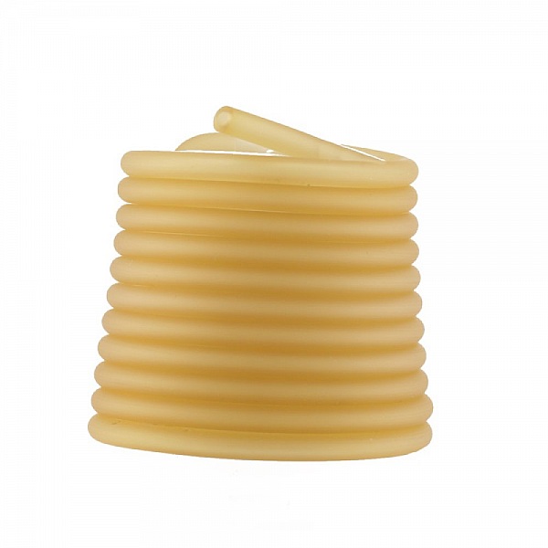 1 m&egrave;tre cordon Pvc Creux 3 mm Champagne