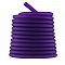 1 m&egrave;tre cordon Pvc Creux 3 mm Mauve