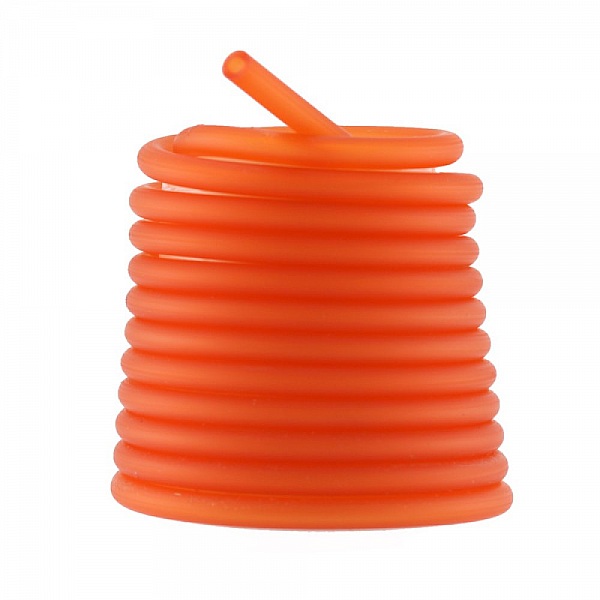 1 m&egrave;tre cordon Pvc Creux 3 mm Orange