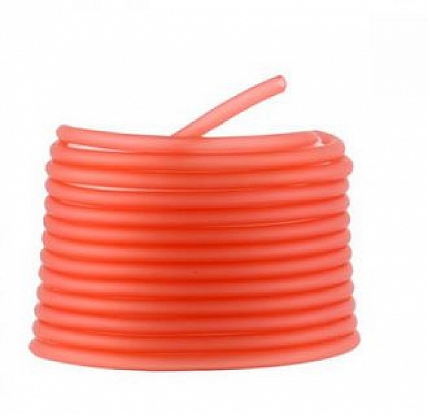 1 m&egrave;tre cordon Pvc Creux 3 mm Rouge Clair
