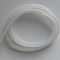 1 m&egrave;tre cordon Pvc Creux 5 mm Blanc