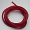 1 m&egrave;tre cordon Pvc Creux 5 mm Bordeaux