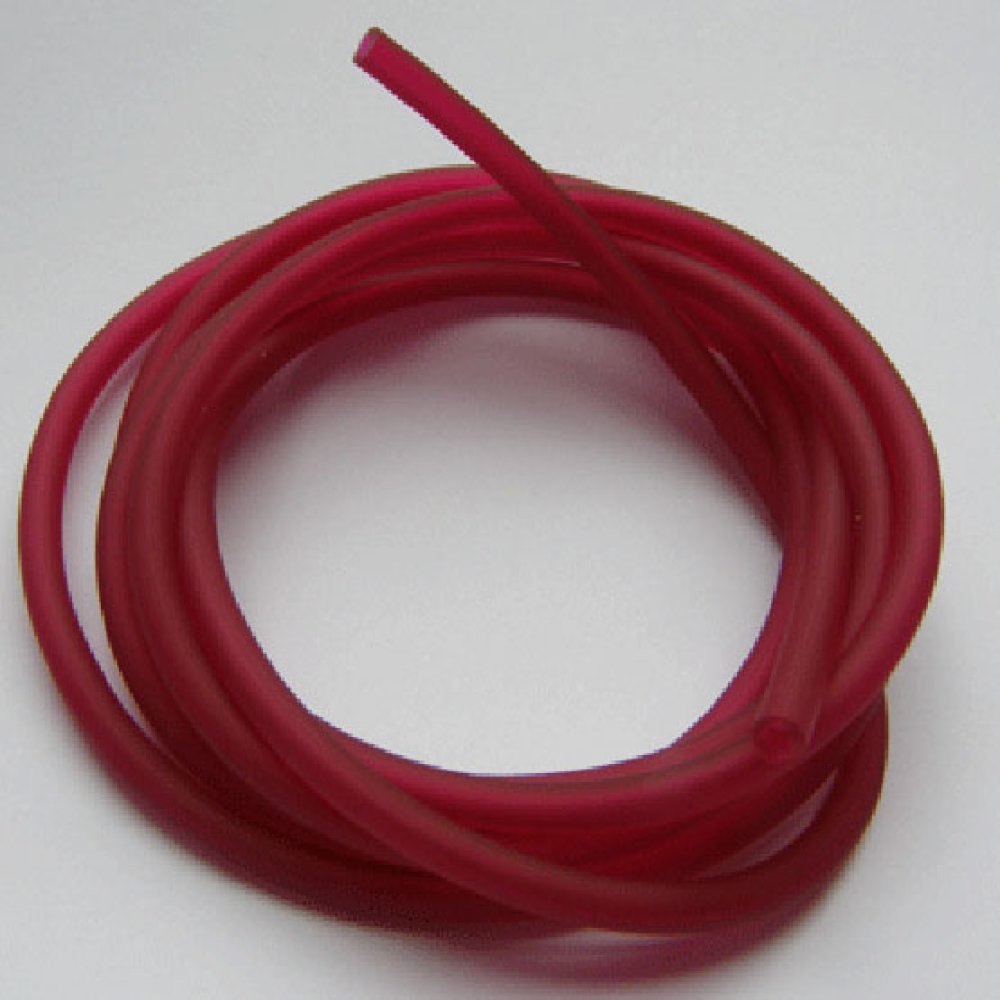 1 m&egrave;tre cordon Pvc Creux 5 mm Fushia Fonc&eacute;