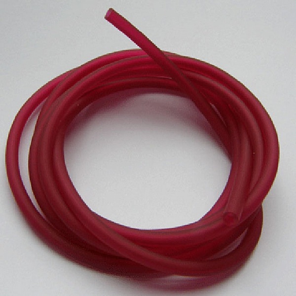 1 m&egrave;tre cordon Pvc Creux 5 mm Fushia Fonc&eacute;