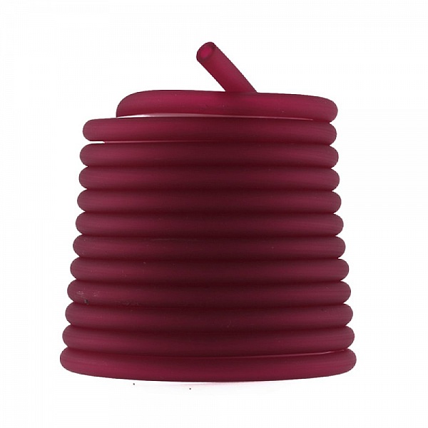 1 m&egrave;tre cordon Pvc Creux 5 mm Fushia Fonc&eacute;