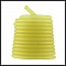 1 m&egrave;tre cordon Pvc Creux 5 mm Jaune
