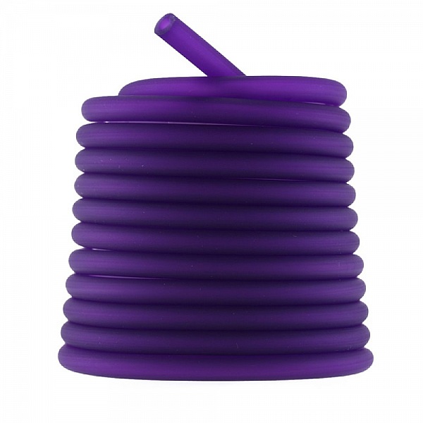 1 m&egrave;tre cordon Pvc Creux 5 mm Mauve