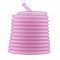 1 m&egrave;tre cordon Pvc Creux 5 mm Violet Ros&eacute;