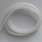 1 m&egrave;tre cordon Pvc Creux 6,5 mm Blanc