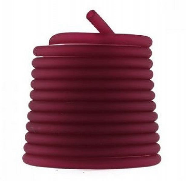 1 m&egrave;tre cordon Pvc Creux 6,5 mm Fushia Fonc&eacute;