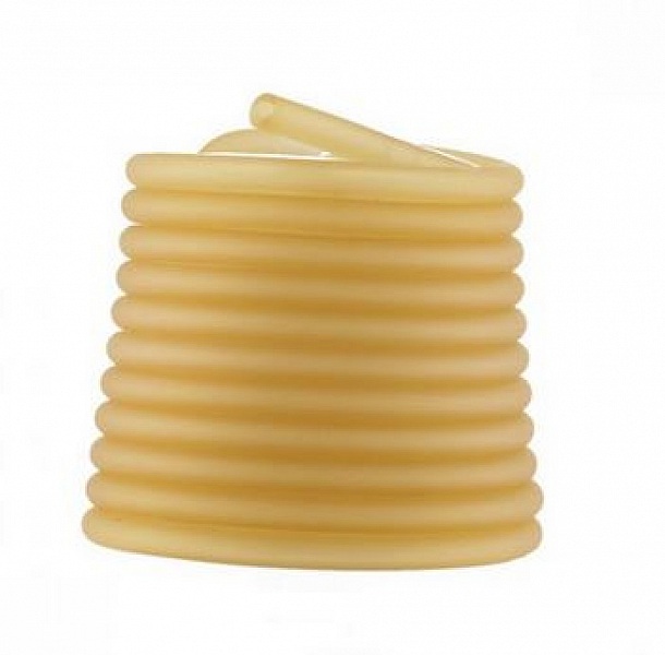 1 m&egrave;tre cordon Pvc Creux 6,5 mm Champagne