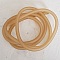 1 m&egrave;tre cordon Pvc Creux 6,5 mm Champagne 2