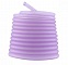 1 m&egrave;tre cordon Pvc Creux 6,5 mm Lilas