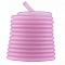 1 m&egrave;tre cordon Pvc Creux 6,5 mm Violet Ros&eacute;