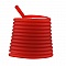 1 m&egrave;tre cordon Pvc Creux 6,5 mm Rouge