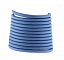 1 m&egrave;tre cordon Pvc Creux 4 mm Bleu Marine Pastel