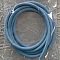 1 m&egrave;tre cordon Pvc Creux 4 mm Turquoise Pastel