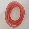 Cordon PVC creux rose clair de 6,5 mm.