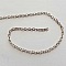 1 m&egrave;tre de chaine plate Argent N&deg;12 03 x 02 mm