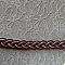 1 m&egrave;tre galon cir&eacute; tress&eacute; de 20 mm N&deg;01