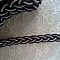 1 m&egrave;tre galon cir&eacute; tress&eacute; de 20 mm N&deg;04