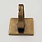 1 support bague carr&eacute; de 20 mm Bronze N&deg;03
