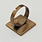 1 support bague carr&eacute; de 20 mm Bronze N&deg;03