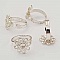 1 support bague fleur 4 mm N&deg;01