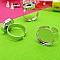 1 support bague plateau de 16 mm Argent N&deg;004