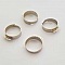 1 support bague r&eacute;glable 4 anneaux Argent N&deg;04