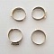 1 support bague r&eacute;glable 4 anneaux Argent N&deg;04