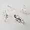 1 support bague r&eacute;glable 8 anneaux Argent N&deg;05