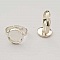 1 support bague r&eacute;glable de 10 mm Argent N&deg;24